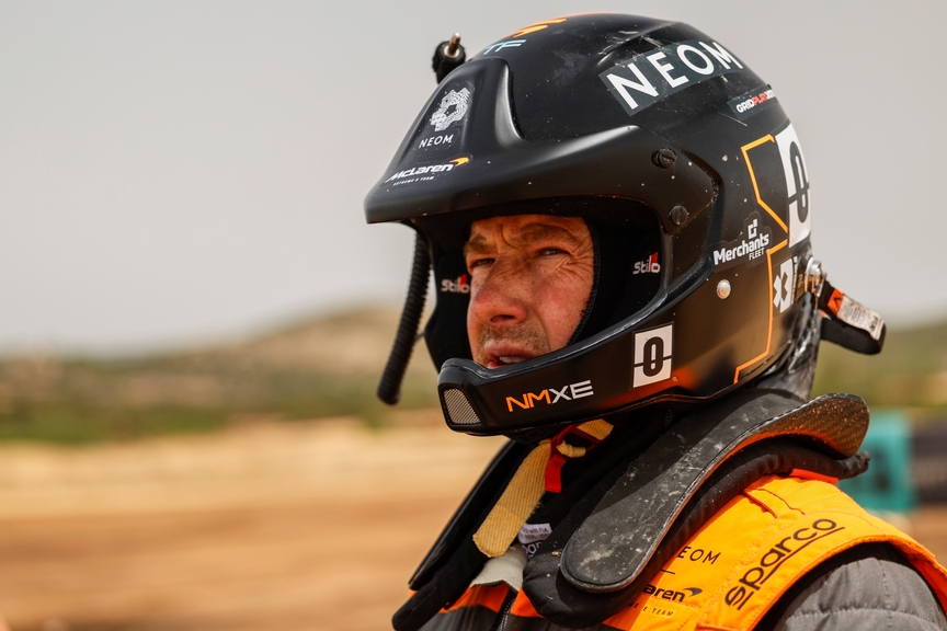 JULY 09: Tanner Foust (USA), NEOM McLaren Extreme E during the Island X-Prix on July 09, 2023. (Photo by Sam Bloxham / LAT Images)