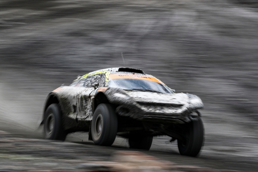 MAY 14: Hedda Hosas (NOR) / Andreas Bakkerud (NOR), JBXE during the Scotland X-Prix on May 14, 2023. (Photo by Alastair Staley / LAT Images)