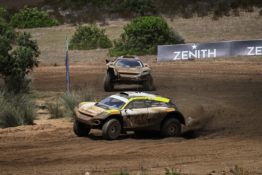 JULY 09: Hedda Hosas (NOR) / Andreas Bakkerud (NOR), JBXE during the Island X-Prix on July 09, 2023. (Photo by Sam Bagnall / LAT Images)