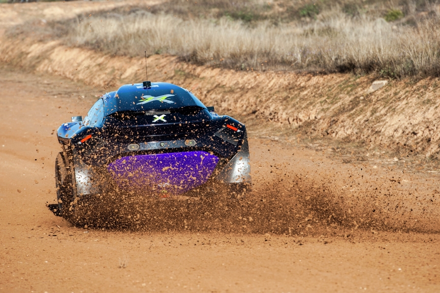 |Photographer: Charly Lopez|Event: Preseason Testing|Circuit: MotorLand Aragon|Location: Alcaniz|Series: Extreme E|Country: Spain|Season: 2020|Keyword: 2020|Team: Team X44|Car: Spark ODYSSEY 21|Driver: Sebastien Loeb|Driver: Cristina Gutierrez|