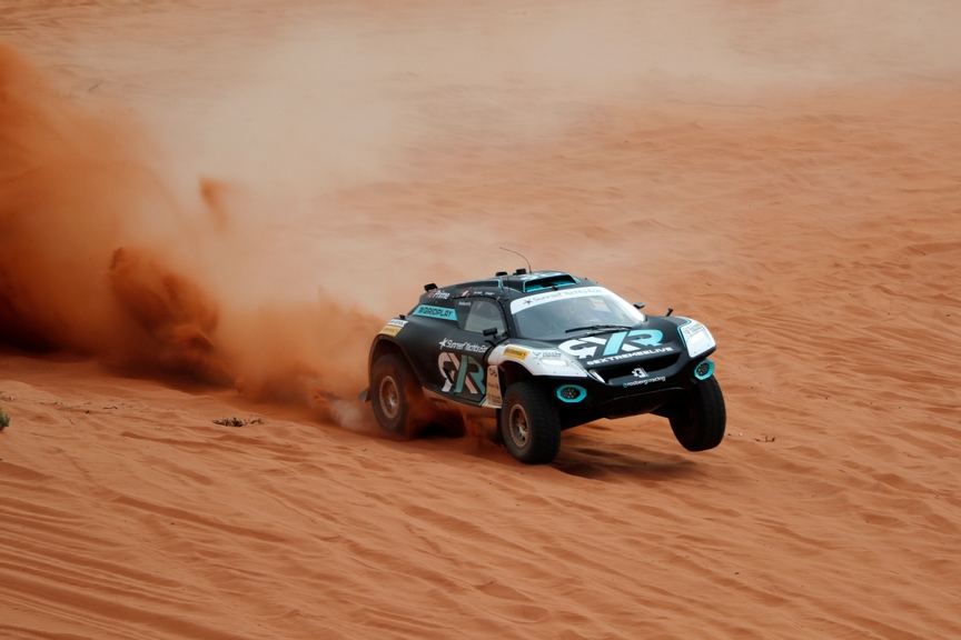 FEBRUARY 18: Mikaela Ahlin-Kottulinsky (SWE) / Johan Kristoffersson (SWE), Rosberg X Racing during the Saudi Arabia on February 18, 2022. (Photo by Alastair Staley / LAT Images)