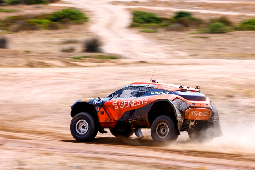 JULY 06: Catie Munnings (GBR) / Timmy Hansen (SWE), Genesys Andretti United Extreme E during the Sardinia on July 06, 2022. (Photo by Andrew Ferraro / LAT Images)