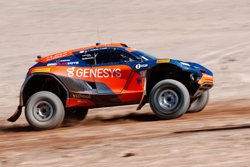 SEPTEMBER 24: Catie Munnings (GBR) / Timmy Hansen (SWE), Genesys Andretti United Extreme E during the Antofagasta on September 24, 2022. (Photo by Sam Bloxham / LAT Images)